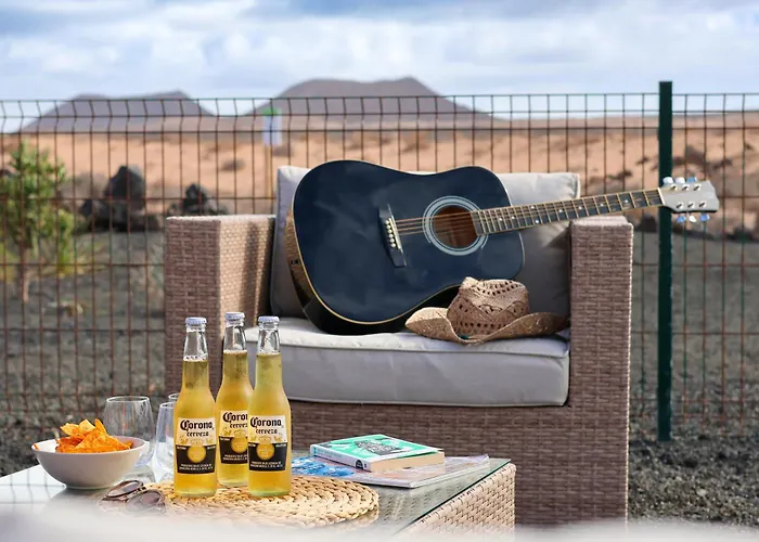 빌라 Casa Bonheur, Sea And Volcanoes View Majanicho